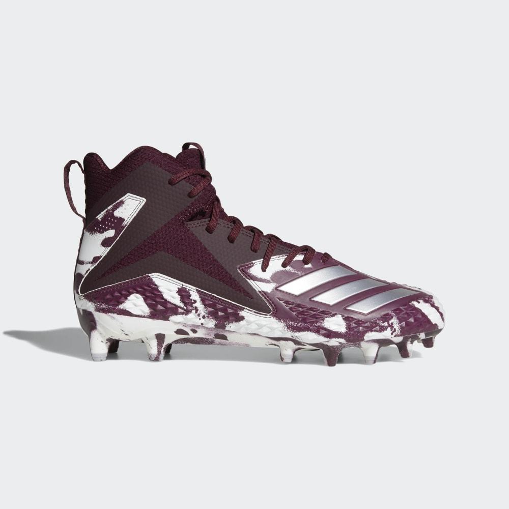 Ghete Fotbal Adidas Freak x Carbon Mid Barbati Romania - Visinii Camuflaj/Argintii Metal/Albi B37334